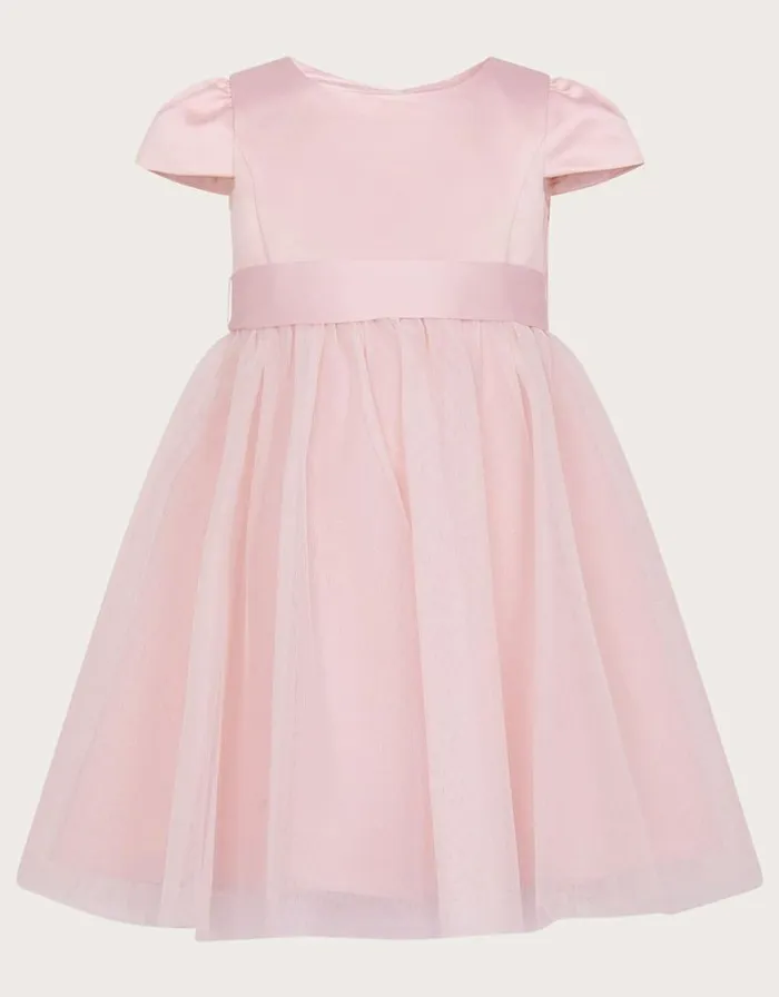 Monsoon Baby Tulle Bridesmaid Dress Pink Children Dresses