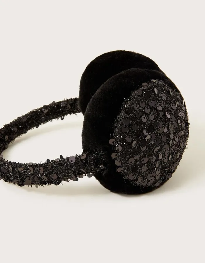 Monsoon Disco Sequin Earmuffs Children Hats and Sunglasses Monsoon Disco Sequin Earmuffs Children Hats and Sunglasses