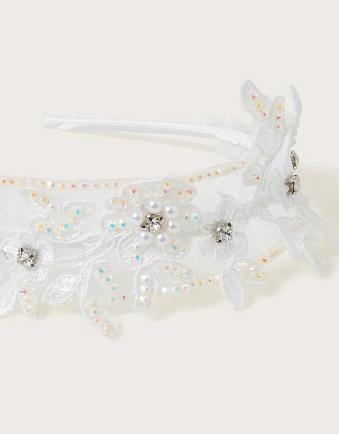 Monsoon Embellished Floral Bridesmaid Headband Children Girls039 Hair Accessories Monsoon Embellished Floral Bridesmaid Headband Children Girls039 Hair Accessories