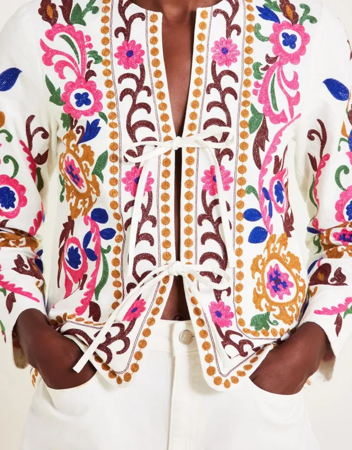 Monsoon Erica Embroidered Jacket Ivory Women Jackets Monsoon Erica Embroidered Jacket Ivory Women Jackets