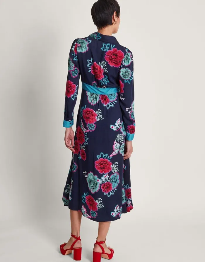 Monsoon Esme Shirt Dress Blue Women Day Dresses Monsoon Esme Shirt Dress Blue Women Day Dresses