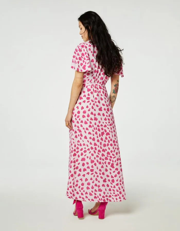 Monsoon Fabienne Chapot Print Wrap Dress Pink Women Occasion Dresses Monsoon Fabienne Chapot Print Wrap Dress Pink Women Occasion Dresses