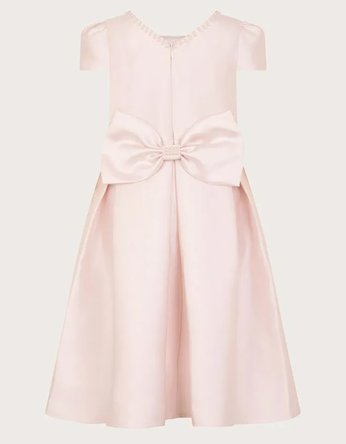 Monsoon Henrietta Pearl Belt Dress Pink Children Dresses Monsoon Henrietta Pearl Belt Dress Pink Children Dresses