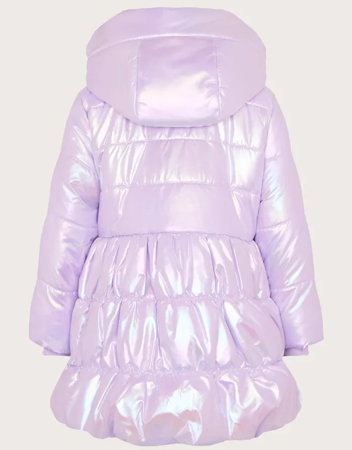 Monsoon Hooded Metallic Puffer Coat Purple Children Coats and Jackets Monsoon Hooded Metallic Puffer Coat Purple Children Coats and Jackets