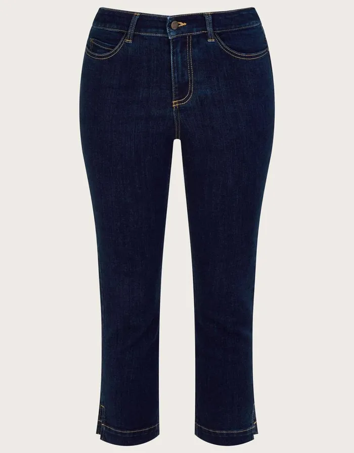 Monsoon Idabella Crop Skinny Jeans With Recycled Polyestert Blue Women Denim Monsoon Idabella Crop Skinny Jeans With Recycled Polyestert Blue Women Denim