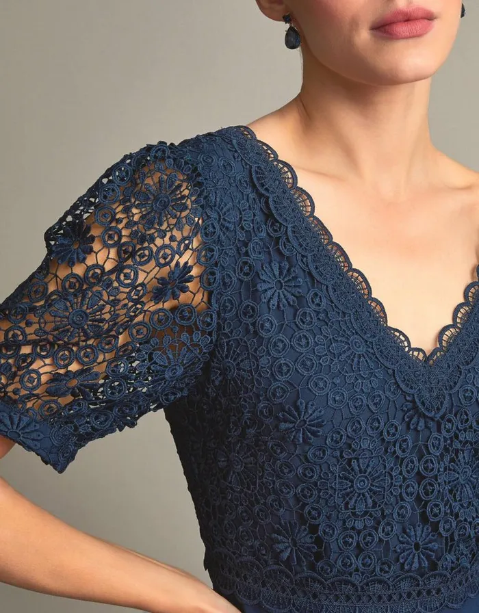 Monsoon Lilibet Lace Maxi Dress Blue Women Occasionwear Monsoon Lilibet Lace Maxi Dress Blue Women Occasionwear