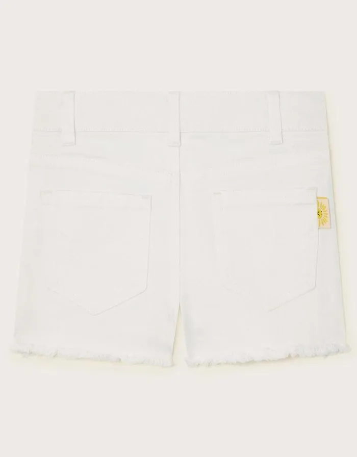 Monsoon Rainbow Denim Shorts White Children Casualwear Collection Monsoon Rainbow Denim Shorts White Children Casualwear Collection