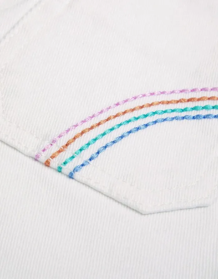 Monsoon Rainbow Denim Shorts White Children Casualwear Collection Monsoon Rainbow Denim Shorts White Children Casualwear Collection