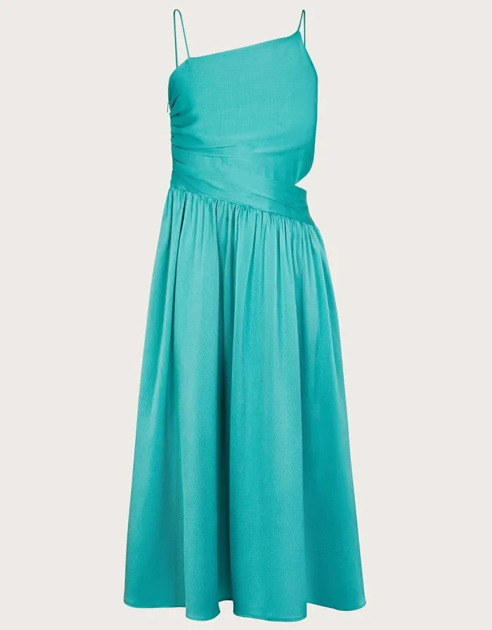 Monsoon Satin CutOut Prom Dress Green Children Dresses