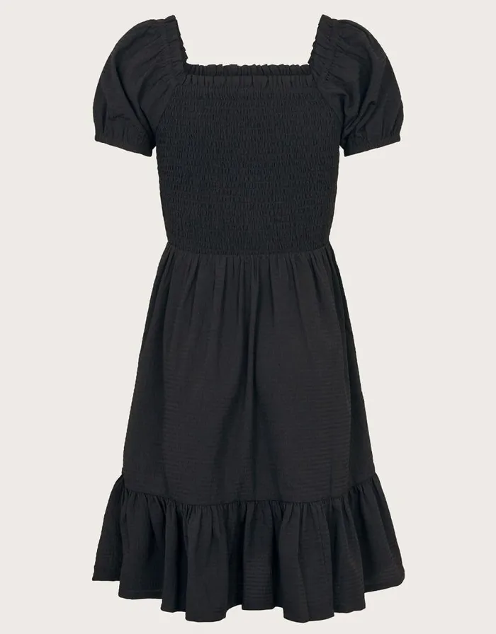 Monsoon Seersucker Dress Black Children Dresses Monsoon Seersucker Dress Black Children Dresses