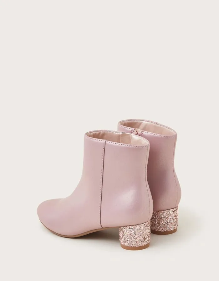 Monsoon Shimmer Heel Boots Pink Children Girls039 Shoes and Sandals Monsoon Shimmer Heel Boots Pink Children Girls039 Shoes and Sandals