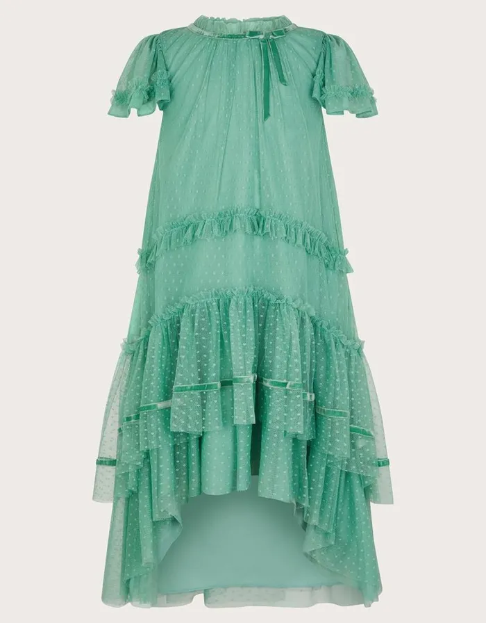 Monsoon Sienna Dobby Swing Dress Green Children Dresses Monsoon Sienna Dobby Swing Dress Green Children Dresses