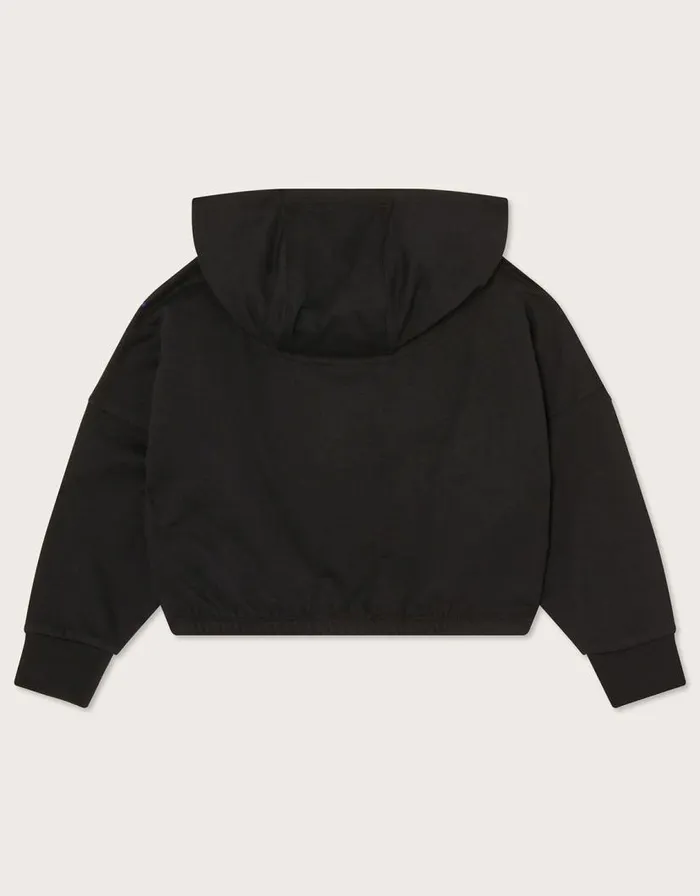 Monsoon Slow Down Cropped Jumper Black Children Knitwear and Cardigans Monsoon Slow Down Cropped Jumper Black Children Knitwear and Cardigans