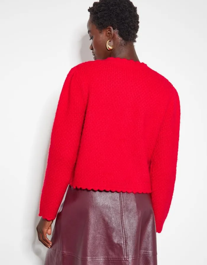 Monsoon Suki Stitch Cardigan Red Women Cardigans Monsoon Suki Stitch Cardigan Red Women Cardigans
