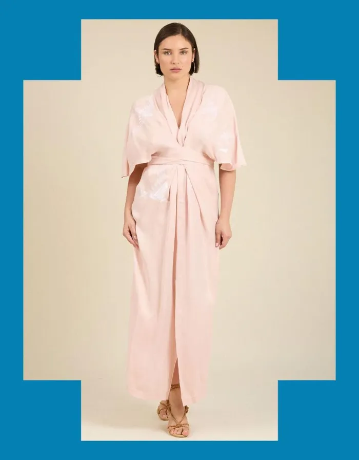 Monsoon Tallulah And Hope RegularLength Tie Dress Pink Women Occasionwear