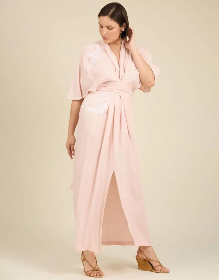 Monsoon Tallulah And Hope RegularLength Tie Dress Pink Women Occasionwear Monsoon Tallulah And Hope RegularLength Tie Dress Pink Women Occasionwear