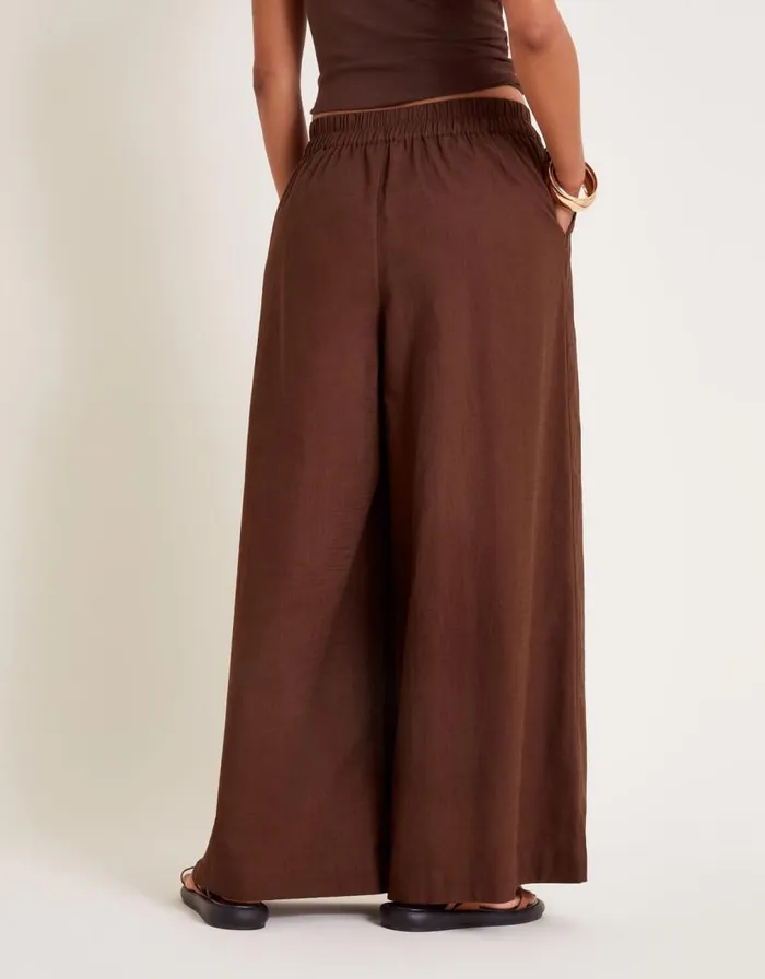 Monsoon Yara Plain Wide Leg Trousers Orange Women Beachwear and Swimwear Monsoon Yara Plain Wide Leg Trousers Orange Women Beachwear and Swimwear
