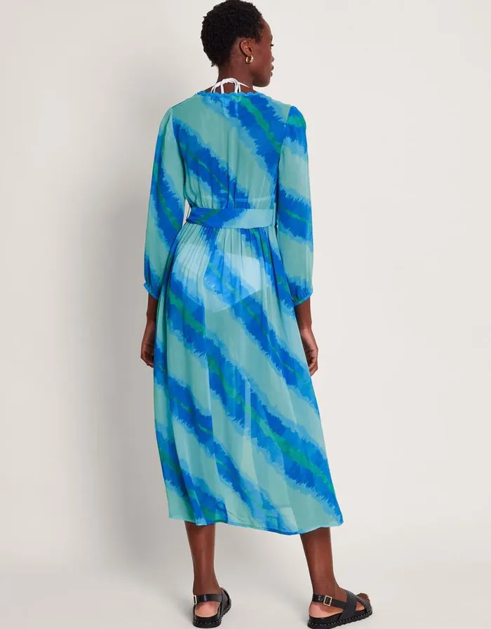 Monsoon Zifia Beach Robe Blue Women Beachwear and Swimwear Monsoon Zifia Beach Robe Blue Women Beachwear and Swimwear