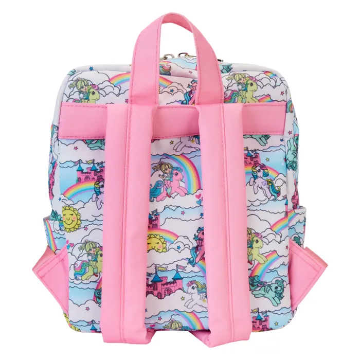 My Little Pony Sky Scene AllOver Print Nylon Square Mini Backpack Unisex Loungefly Backpacks