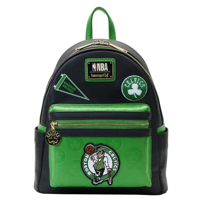 NBA Boston Celtics Patch Icons Mini Backpack Unisex Loungefly Backpacks