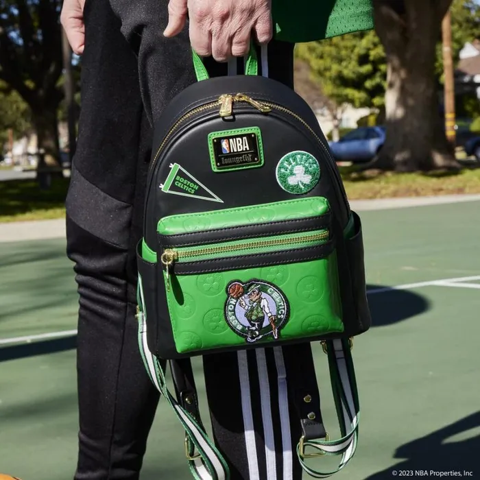 NBA Boston Celtics Patch Icons Mini Backpack Unisex Loungefly Backpacks