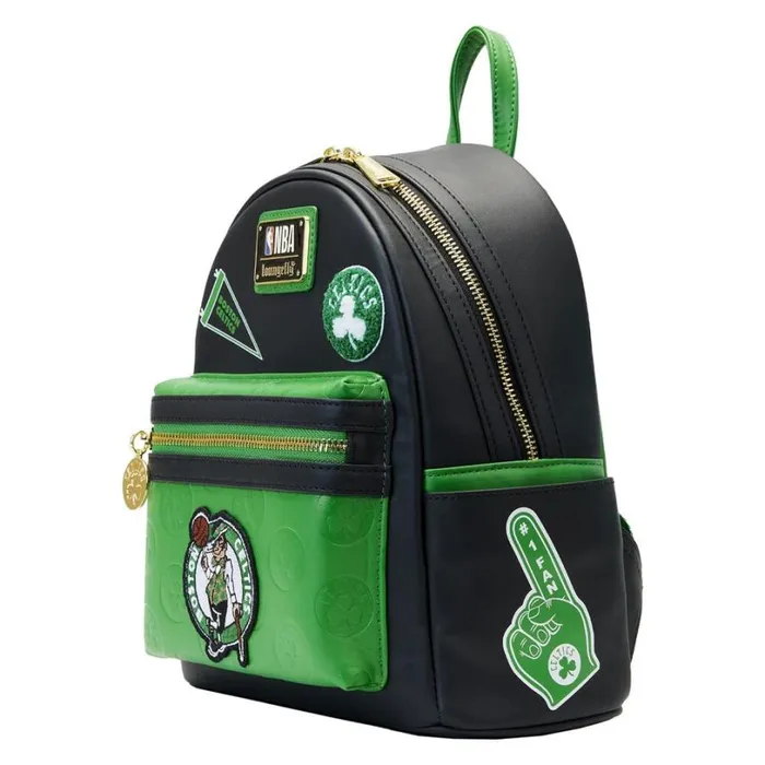 NBA Boston Celtics Patch Icons Mini Backpack Unisex Loungefly Backpacks