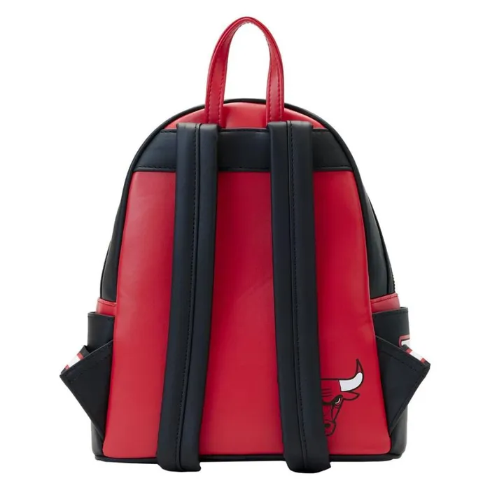 NBA Chicago Bulls Patch Icons Mini Backpack Unisex Loungefly Backpacks