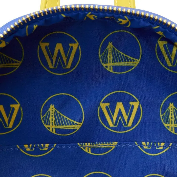 NBA Golden State Warriors Patch Icons Mini Backpack Unisex Loungefly Backpacks