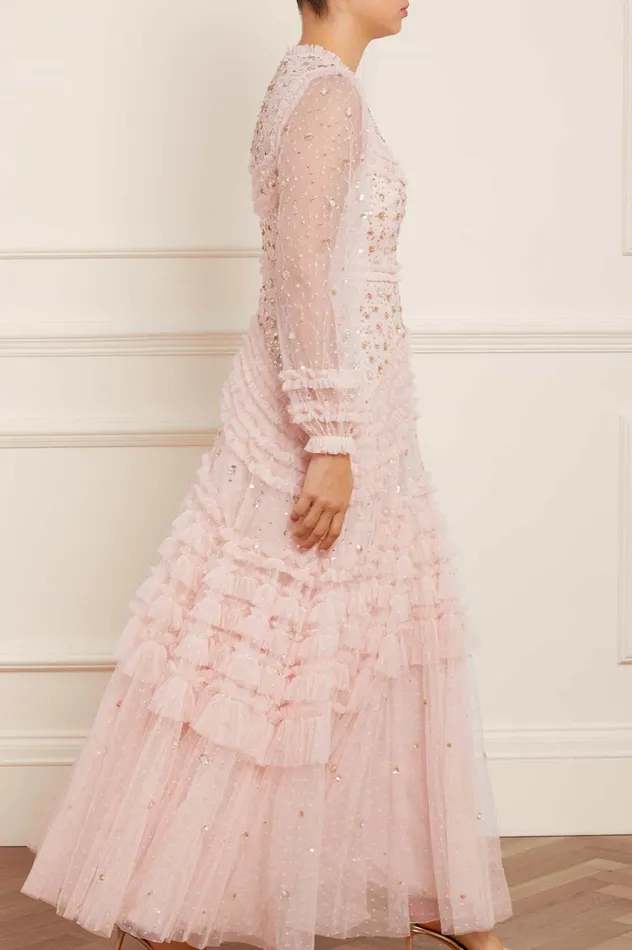 Needle and Thread Maybelle Sequin Gown Pink Women Embellished Dresses