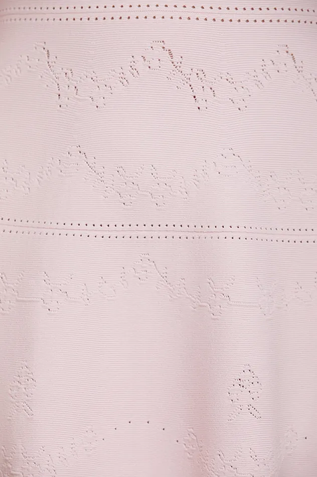 Needle and Thread Pretty Pointelle Knit Ankle Gown Pink Women Day Dresses