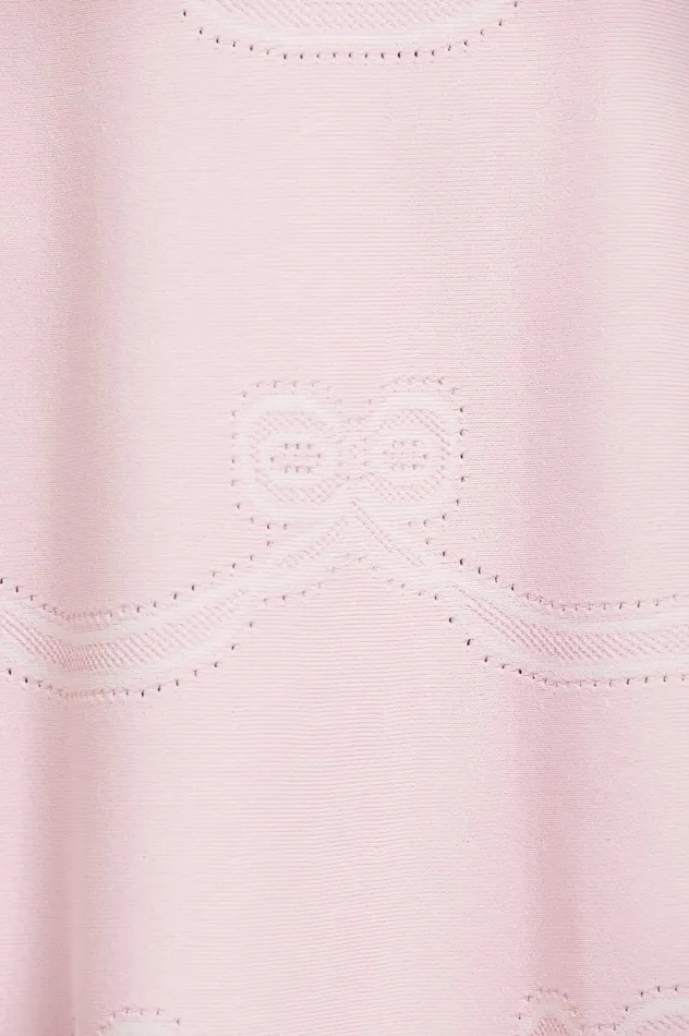 Needle and Thread Ribbon Bow Knit Ankle Gown Pink Women Knitwear Needle and Thread Ribbon Bow Knit Ankle Gown Pink Women Knitwear