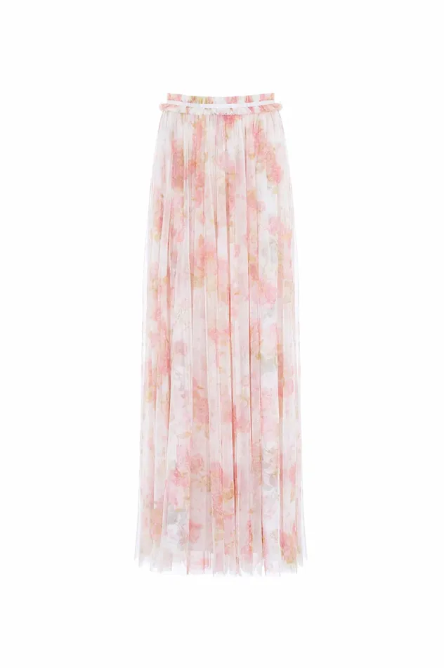 Needle and Thread Rose Bluebell Maxi Skirt Pink Women Skirts