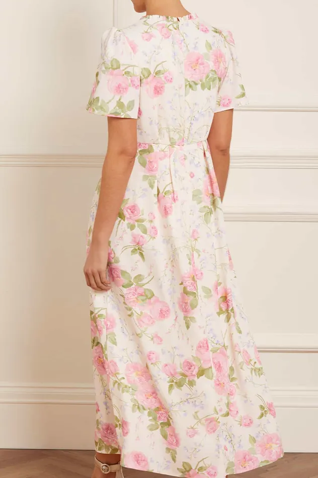 Needle and Thread Rose Bluebell VNeck Ankle Dress Multi Women Printed Dresses