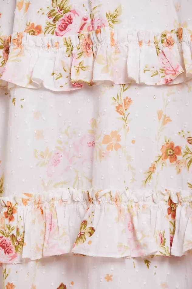 Needle and Thread Trailing Blooms Cotton Lace Ankle Gown Multi Women Printed Dresses Needle and Thread Trailing Blooms Cotton Lace Ankle Gown Multi Women Printed Dresses