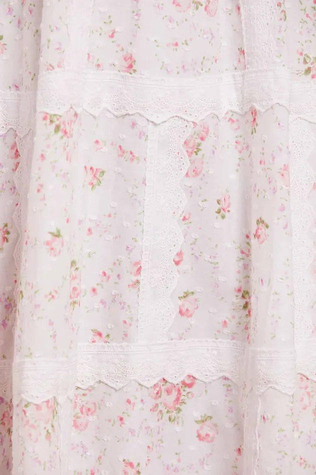 Needle and Thread Vintage Ditsy Sophia Bib Ankle Gown Multi Women Day Dresses Needle and Thread Vintage Ditsy Sophia Bib Ankle Gown Multi Women Day Dresses
