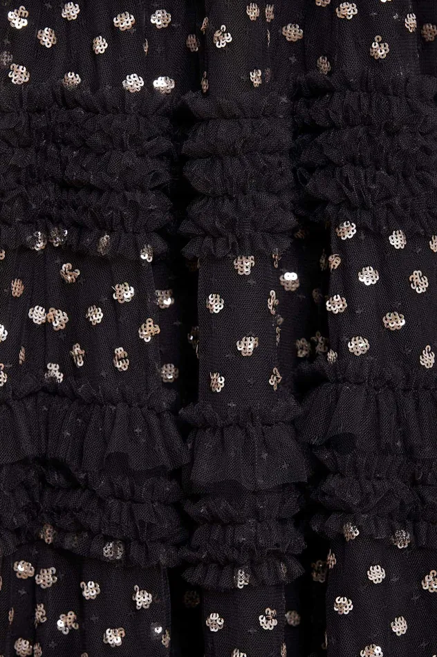 Needle and Thread Vivian VNeck Gown Black Women Embellished Dresses