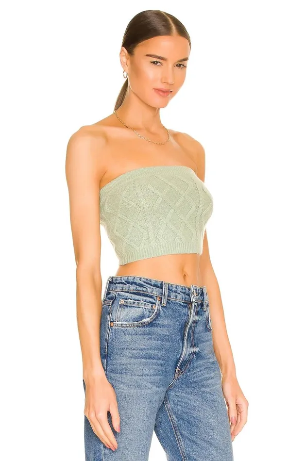 Opal Tube Top Meadow Green Women Lovers and Friends Sweaters and Knits
