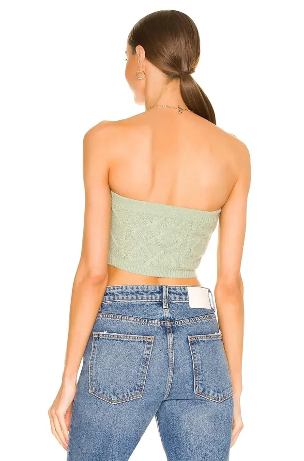 Opal Tube Top Meadow Green Women Lovers and Friends Sweaters and Knits