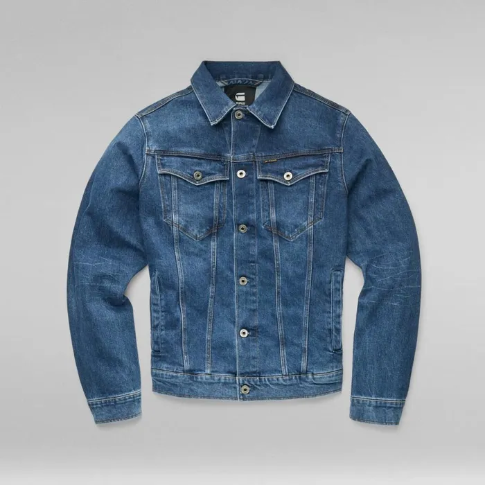 Overshirts Men GStar RAW 3301 Slim Jacket Faded Stone