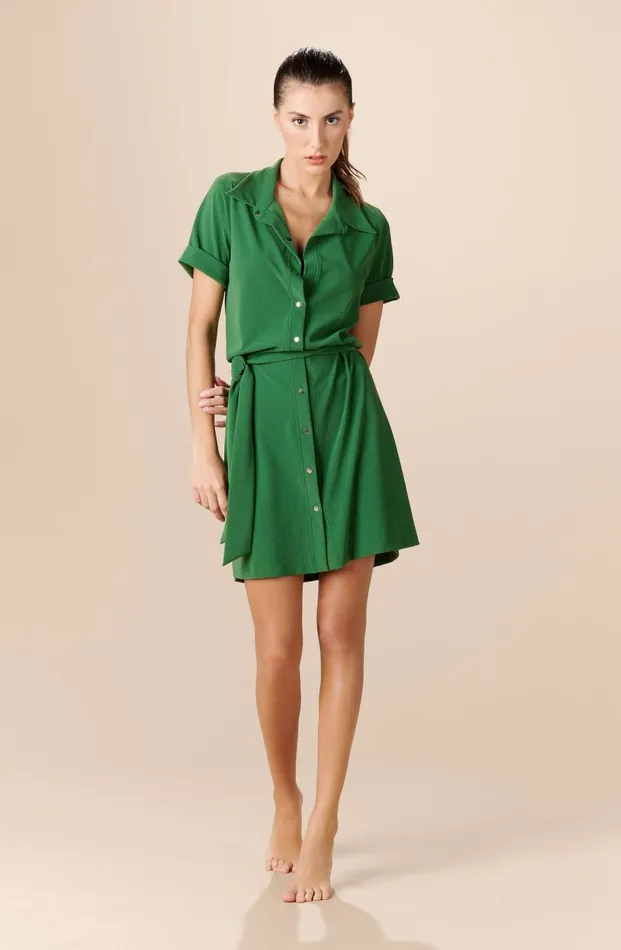 Pain De Sucre Beachwear Women Clemy Olive Green