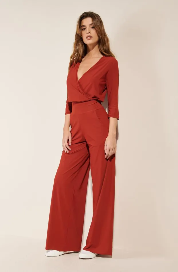 Pain De Sucre Jumpsuit Women Carin Brick Red Brick