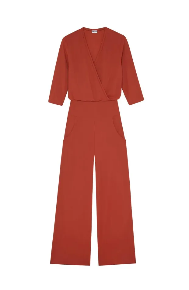 Pain De Sucre Jumpsuit Women Carin Brick Red Brick