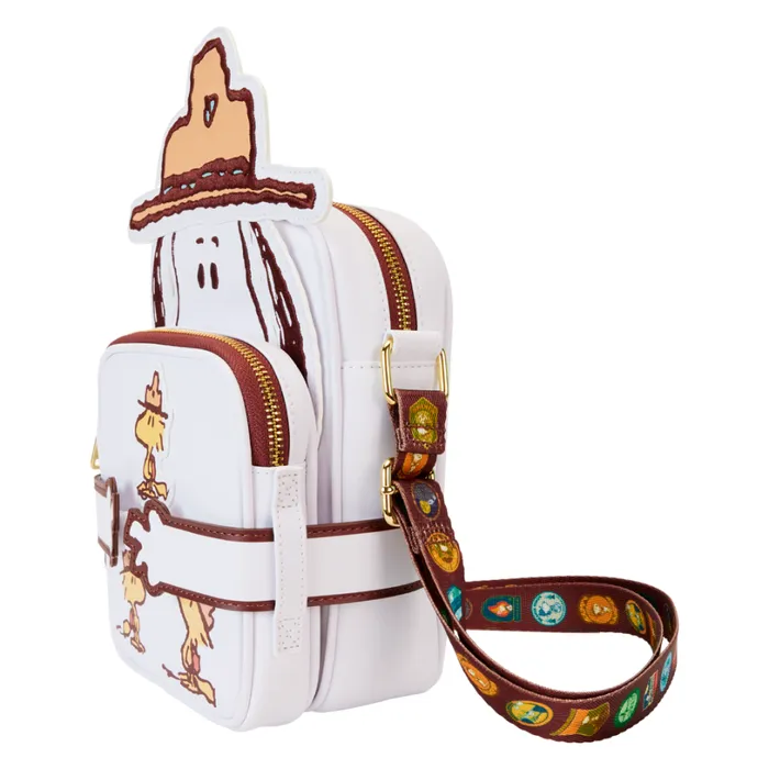 Peanuts 50th Anniversary Snoopy039s Beagle Scouts Crossbuddies Cosplay Crossbody Bag With Coin Bag Unisex Loungefly Bags and Wallets Peanuts 50th Anniversary Snoopy039s Beagle Scouts Crossbuddies Cosplay Crossbody Bag With Coin Bag Unisex Loungefly Bags and Wallets