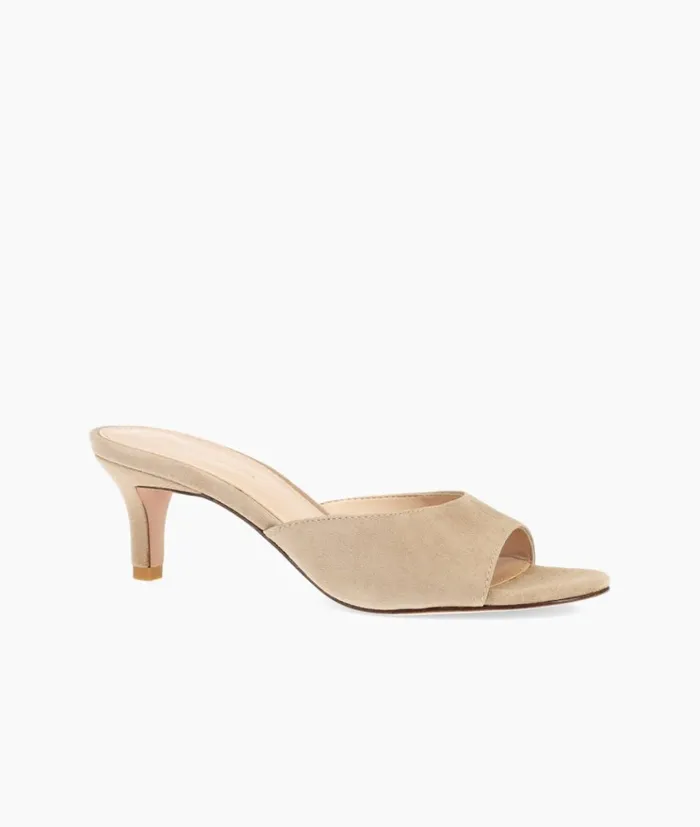 Pelle Moda Balin Slide 8211 Mushroom Mushroom Kid Suede Women Low Heels Pelle Moda Balin Slide 8211 Mushroom Mushroom Kid Suede Women Low Heels