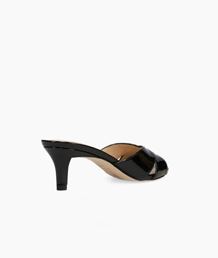 Pelle Moda Bea Slide 8211 Black Patent Black Patent Women Low Heels Pelle Moda Bea Slide 8211 Black Patent Black Patent Women Low Heels
