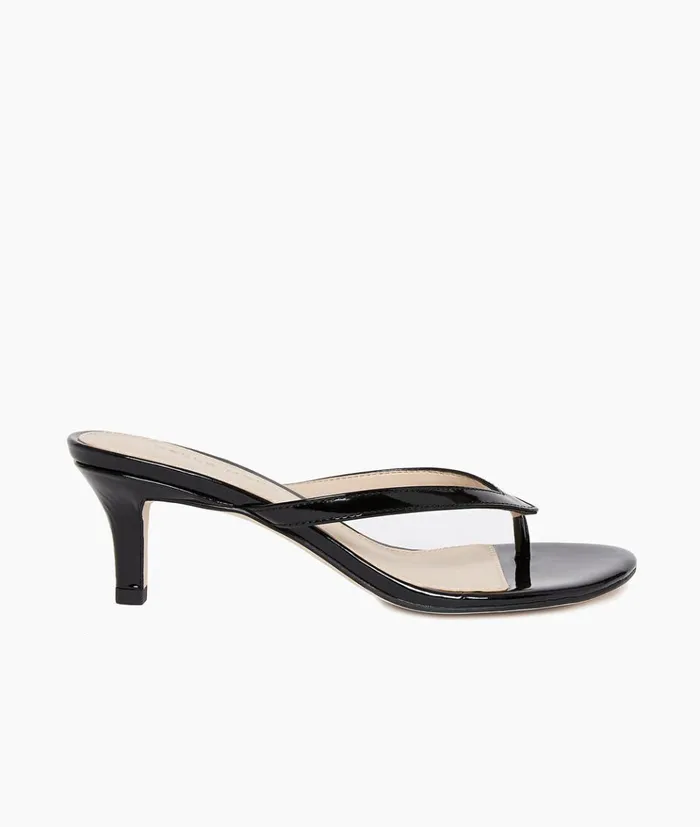 Pelle Moda Effi 4 Low Heel 8211 Black Black Patent Women Low Heels