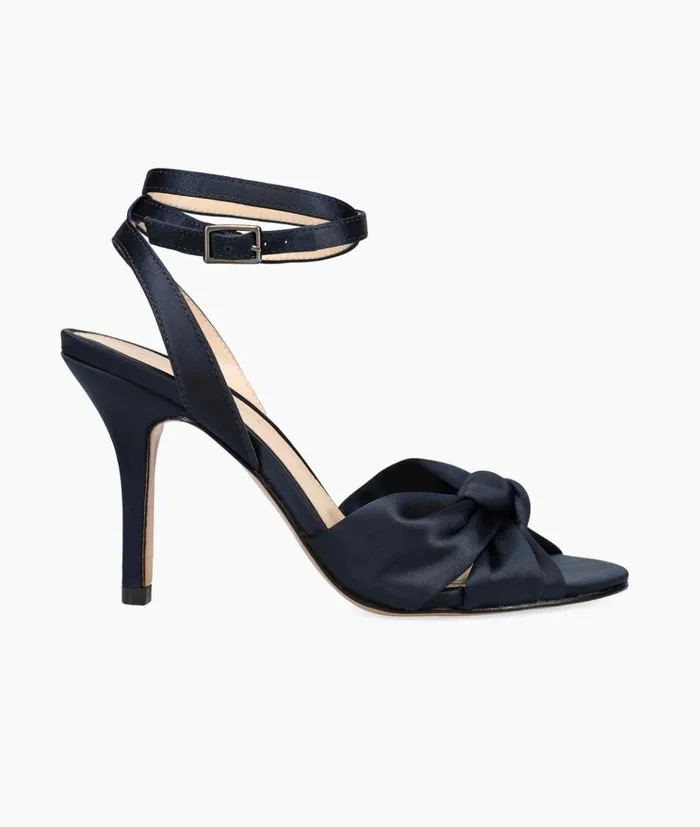 Pelle Moda Kalen High Heel 8211 Midnight Midnight Satin Women High Heels