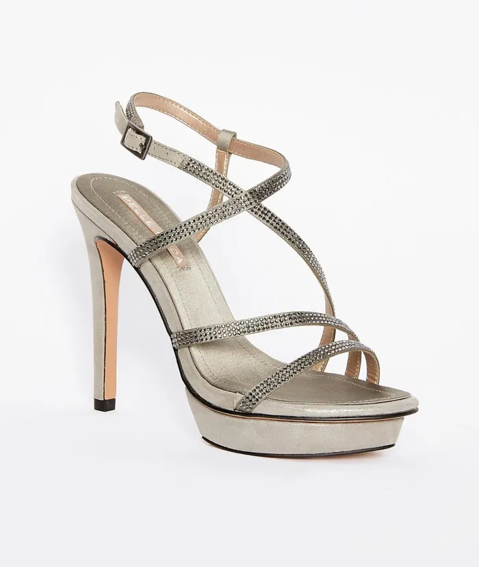Pelle Moda Olya 2 Platform 8211 Pewter Pewter SatinShimmer Suede Women High Heels Pelle Moda Olya 2 Platform 8211 Pewter Pewter SatinShimmer Suede Women High Heels