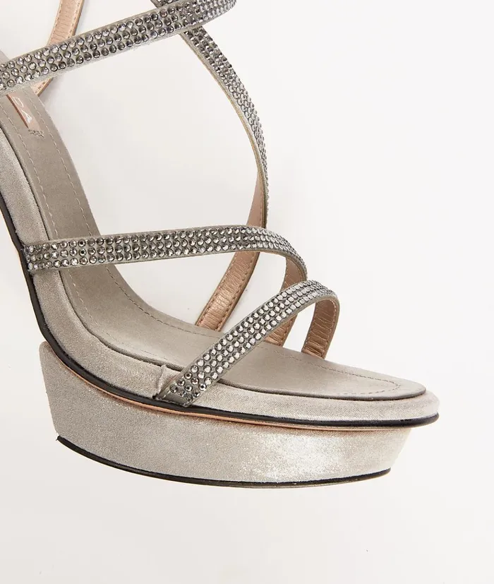 Pelle Moda Olya 2 Platform 8211 Pewter Pewter SatinShimmer Suede Women High Heels Pelle Moda Olya 2 Platform 8211 Pewter Pewter SatinShimmer Suede Women High Heels