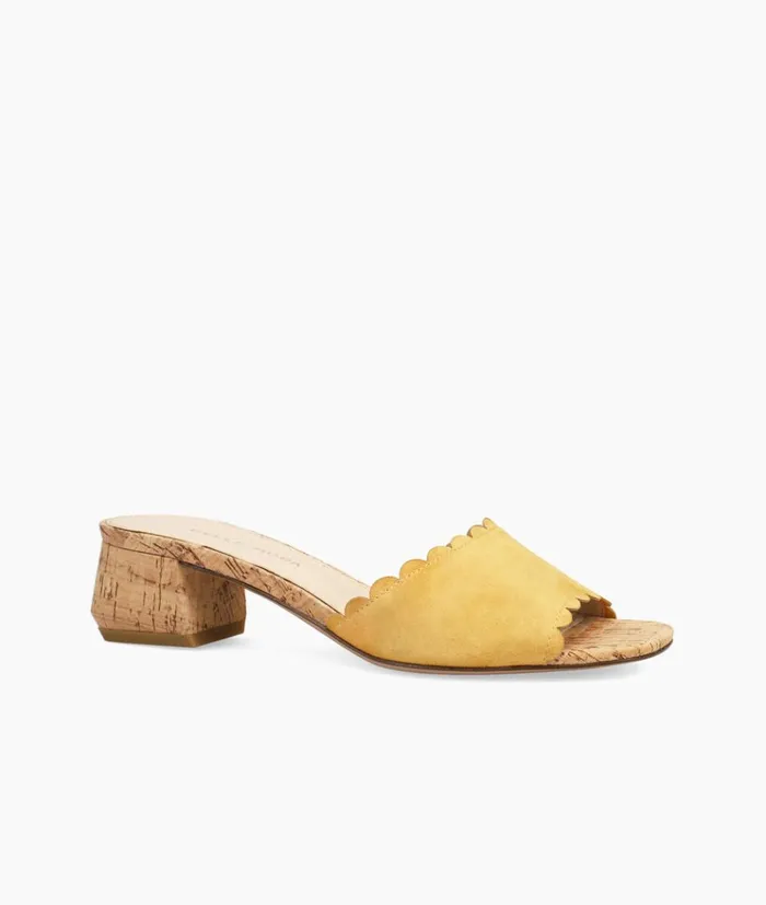 Pelle Moda Talma Slide 8211 Sundial Sundial Kid Suede Women Low Heels Pelle Moda Talma Slide 8211 Sundial Sundial Kid Suede Women Low Heels